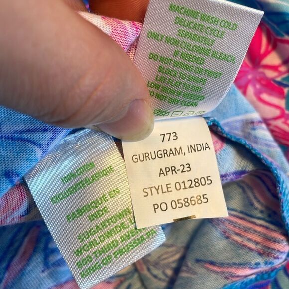 Lilly Pulitzer Delaney Puff Sleeve Mini Dress 6 - Picture 5 of 9